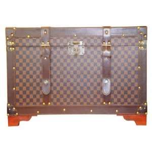  Phat Tommy Checkerboard Decorative Steamer Trunk