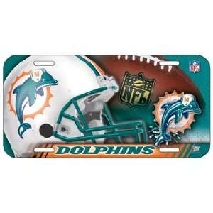  NFL Miami Dolphins High Definition License Plate *SALE 