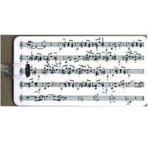  Instrument Case Tag   Music Staves: Musical Instruments