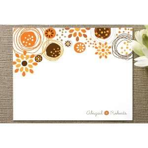    Dancing Flowers Personalized Stationery: Health & Personal Care