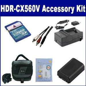  Sony HDR CX560V Camcorder Accessory Kit includes: SDM 109 