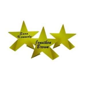  Beistle 50097   Foil Star Place Cards   Pack of 24: Toys 