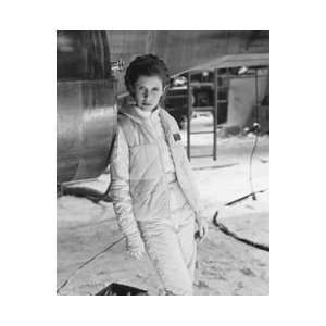  Star Wars Leia Leaning Black and White Print