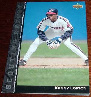 1992 Upper Deck Scouting Report Kenny Lofton #SR15  