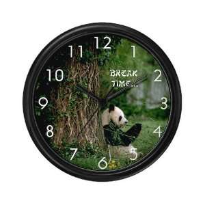 Giant Panda :: Break Time Animals Wall Clock by CafePress