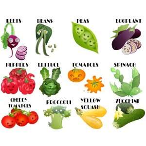  12 Heirloom Varieties of Vegetable Seeds Patio, Lawn 