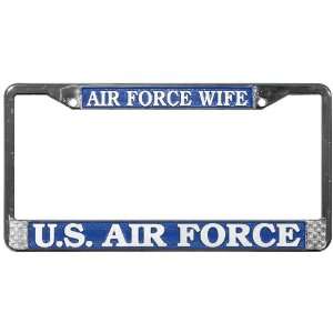  U.S. Air Force WIFE License Plate Frame: Automotive