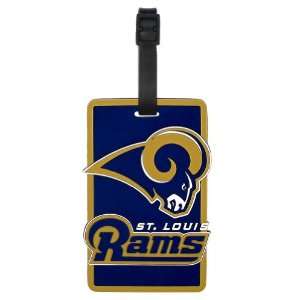  St Louis Rams   NFL Soft Luggage Bag Tag: Sports 