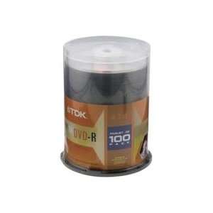  TDK 4.7GB DVD R General Use Media (100 pack Cake Box) DVD 