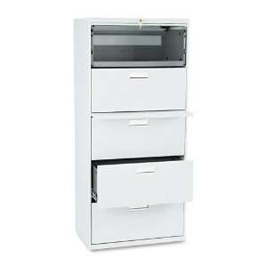  HON  600 Series Five Drawer Lateral File, 30w x19 1/4d 
