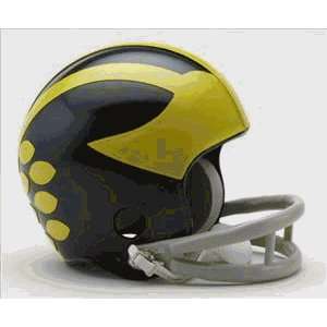 Michigan Wolverines 1958 68 Throwback Mini Helmet  Sports 