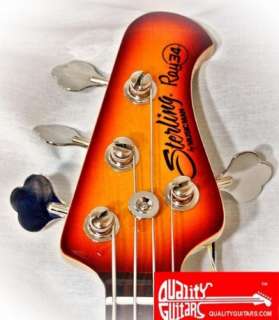 Sterling by Musicman RAY34 HB Stingray Bass   Honey Sunburst Finish