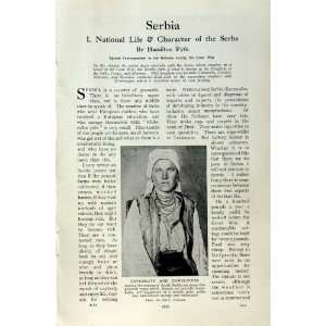  c1920 SERBIA PEASANT WOMAN CARNIVAL MOSLEM CHRISTIANS 