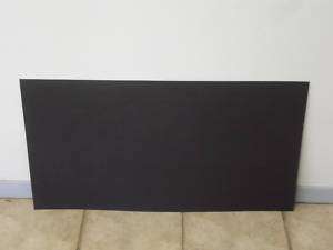 Black HDPE Polyethylene Slim Plastic Sheet/Mat/Cover 17x31.5x1/16 
