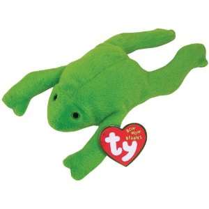  Legs the Frog Large TY Bow Wow Beanie Patio, Lawn 