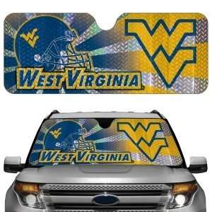  West Virginia Mountaineers Auto Sun Shade: Sports 