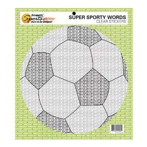  Scrappin Sports and More   Sporty Words Collection   Clear 