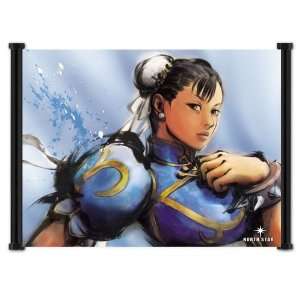  Street Fighter IV 4 ChunLi Game Fabric Wall Scroll Poster 