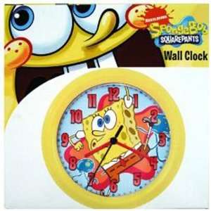    Nickolodeon Wall Clock, SpongeBob Squarepants   8 Inches: Baby