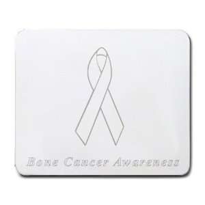  Bone Cancer Awareness Ribbon Mouse Pad: Office Products