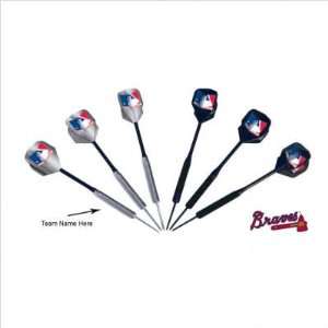  MLB Atlanta Braves Darts & Flights Set: Home & Kitchen