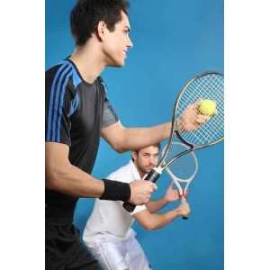  Zwei Männer Spielen Tennis   Peel and Stick Wall Decal by 