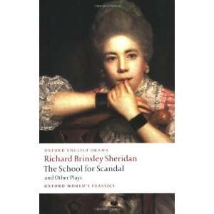   Oxford Worlds Classics) [Paperback]: Richard Brinsley Sheridan: Books