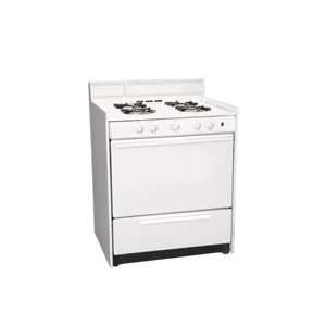   30 Gas Range in White with Pilot Light Ignition WNM210 Appliances