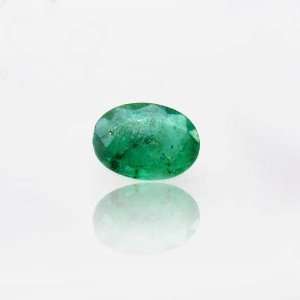  Green Emerald Oval Facet 0.50ct Natural Gemstone: Jewelry