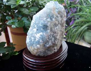 62lb Sky Blue Celestite Geode Cluster Sparkling Crystal  