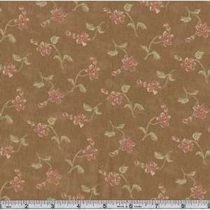  45 Wide Moda At Waters Edge Begonia Cafe Brown Fabric 