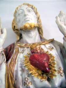 PROF E PATTARINO SCULPTURE SACRED HEART OF JESUS STATUE  