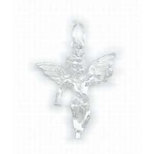  Silverflake  Angel Cherub Cherubim Lg Charm Jewelry