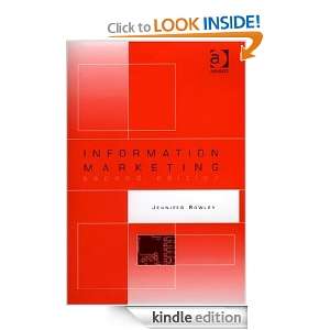 Information Marketing: Jennifer Rowley:  Kindle Store