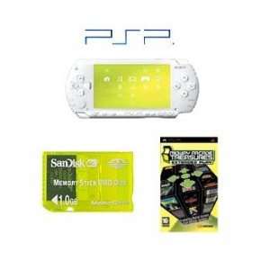  Sony PSP 1GB Pack (Ceramic White) with 21 Game 