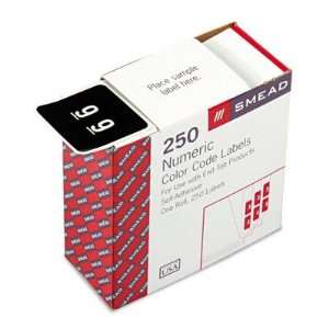  New Single Digit End Tab Labels Case Pack 2   499095 