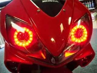 Ninja ZX6R ZX636R ZX 2003 2004 Color Changing LED Halo Angel Eyes Dual 
