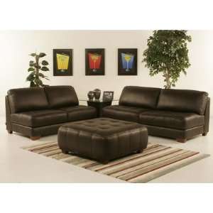  Zen 3 Piece Leather Living Room Set Furniture & Decor