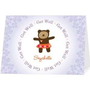  Get Well Greeting Cards   Beary Cheerful By Night Owl 