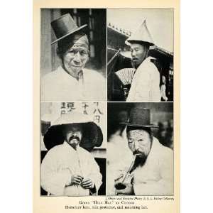  1937 Print Korea Asia Hats Choson Pando Han Bando Mourning 