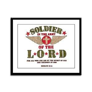    Framed Panel Print Soldier in the Army of the Lord 