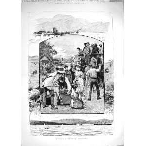  1883 HOLIDAY RAMBLES SCOTLAND TROSSACHS LOCH KATRINE