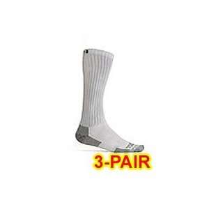   Over The Calf Socks White/Gray LG 3 pack: Health & Personal Care