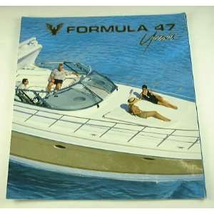  2004 04 FORMULA 47 Yacht Boat BROCHURE 