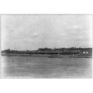  U.S. Barracks,Cienfuegos,Cuba,c1900,Waterfront,buildings 