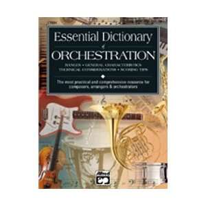  Alfred Publishing Essential Dictionary of Orchestration 