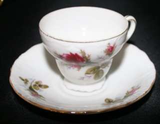 China Moss Rose Cup and Saucer (s) Child / Demitese  