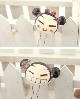 Suervaluefashion China cute grinning Doll hair clasp  