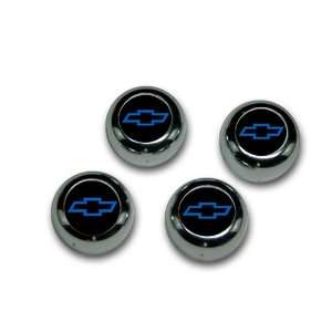  Chevy Blue ABS Chrome Snap Caps Automotive