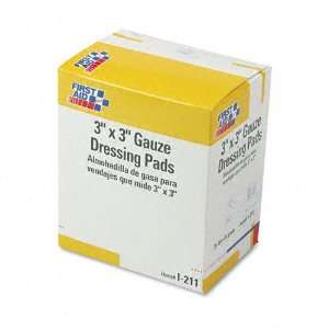 Dressing Pads, 3 x 3, 10/Box   Sold As 1 Box   Sterile gauze dual pad 